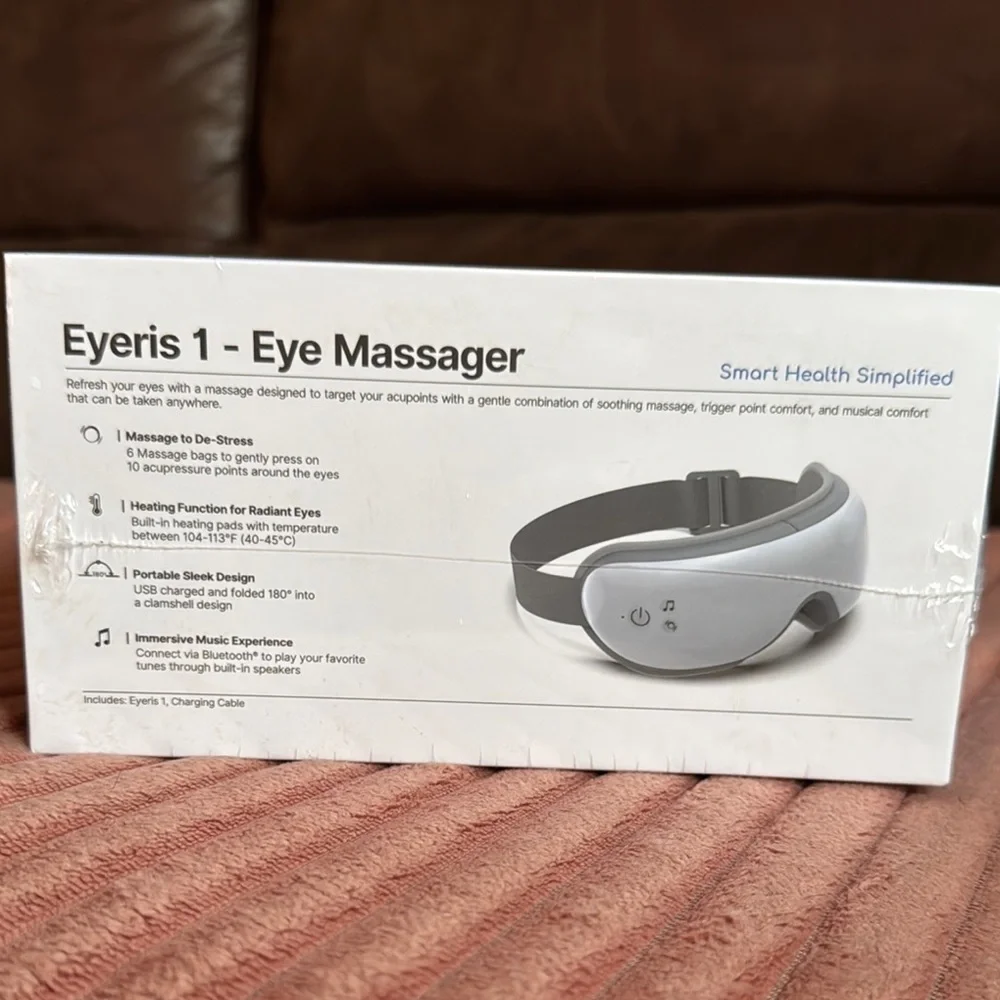 Gray Eye Massager Glasses with Ergonomic Design